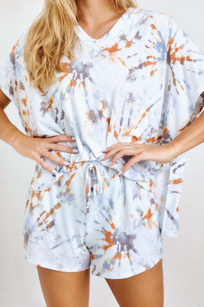 Maribel Tie Dye Drawstring Short
