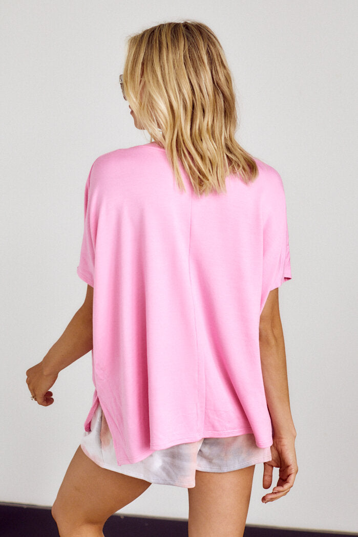 Mia Short Sleeve Tie Dye Top