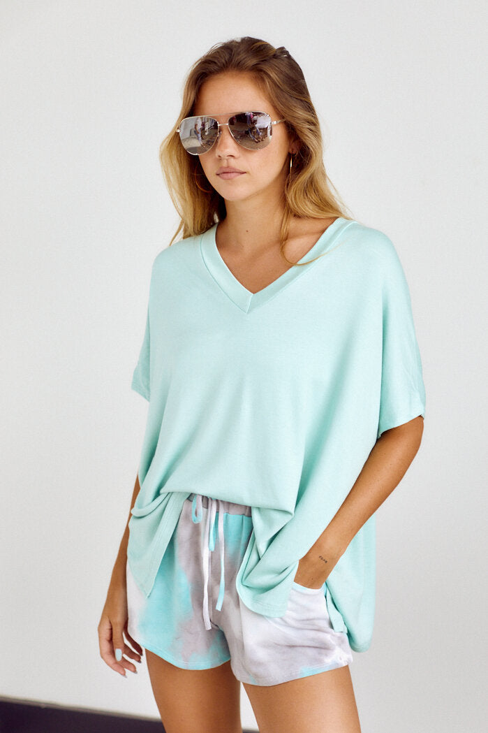 Mia Short Sleeve Tie Dye Top