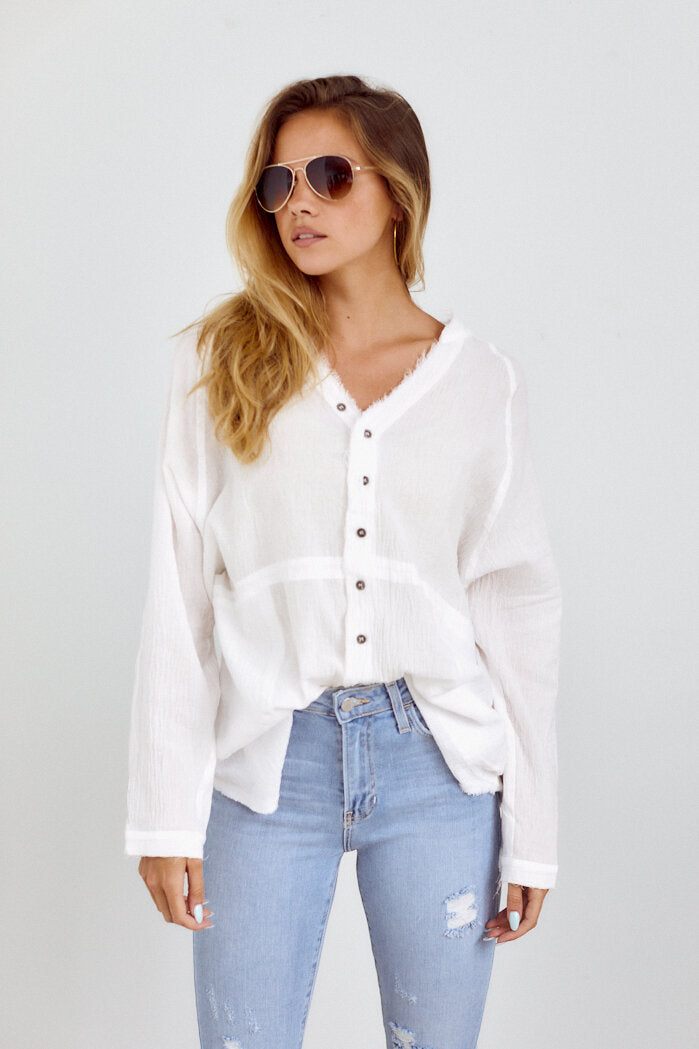 Waverly Gauze Button Down