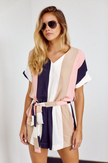 Rory Stripe Romper