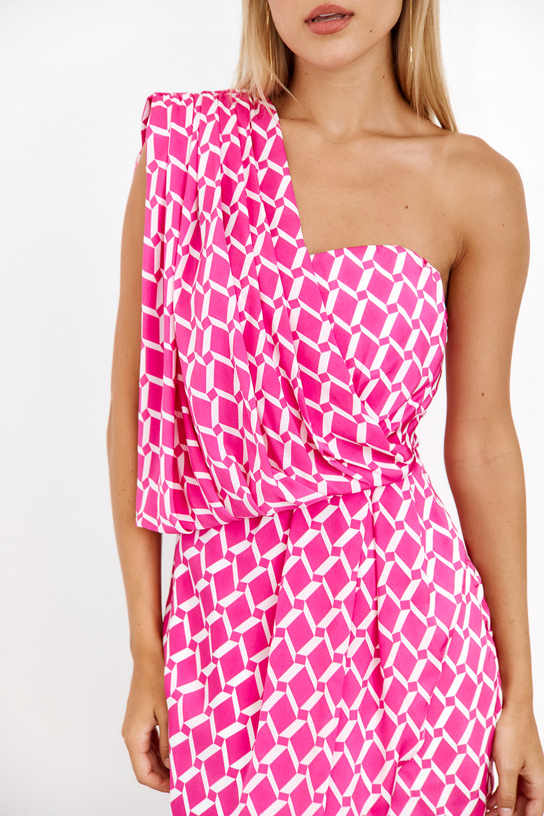 SALE - Edna Draped Midi Dress