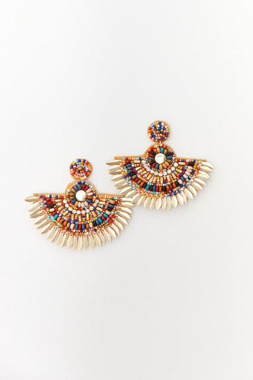 Hazel Fan Earrings