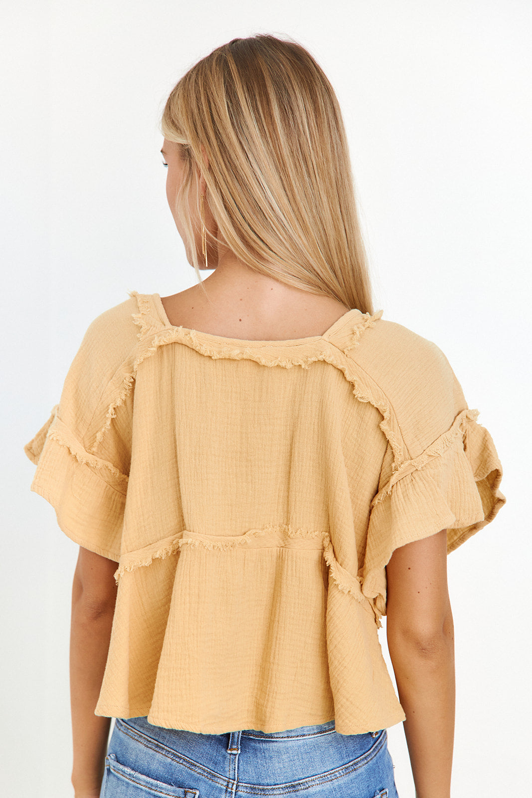 SALE - Myla Frayed Top