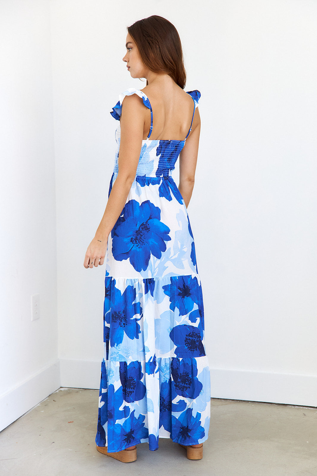Ireland Floral Smocked Maxi Dress