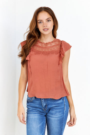SALE- Oceana Eyelet Blouse