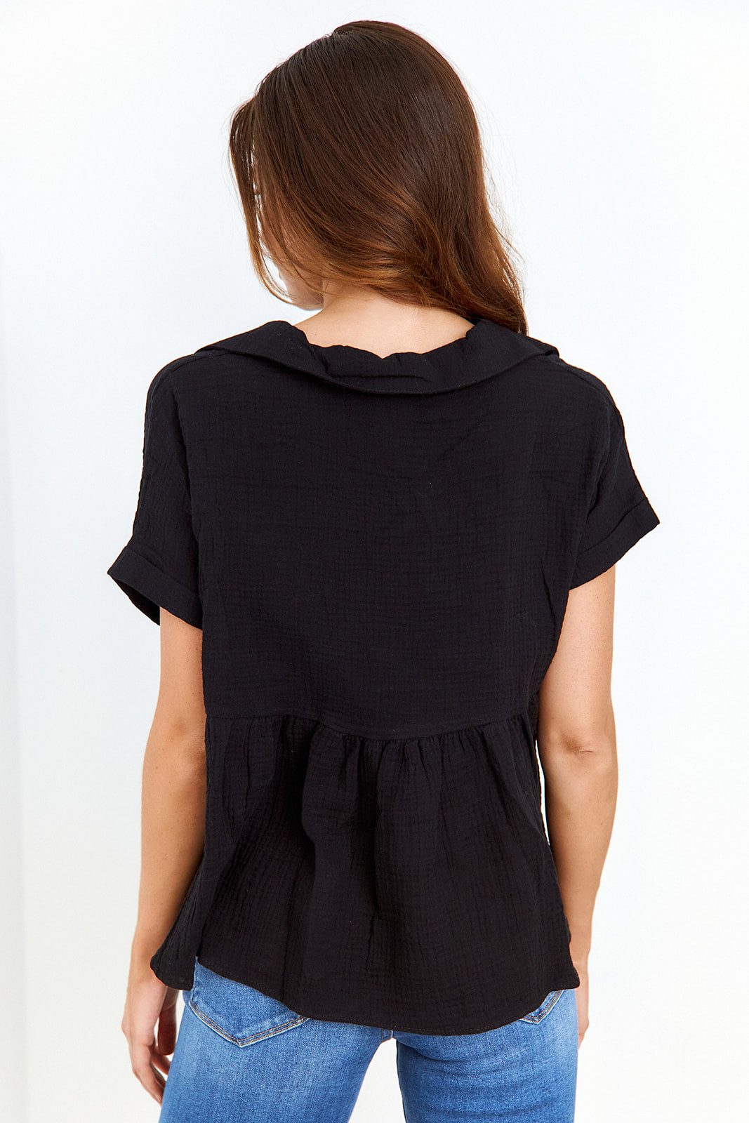 SALE- Silva Collared Blouse