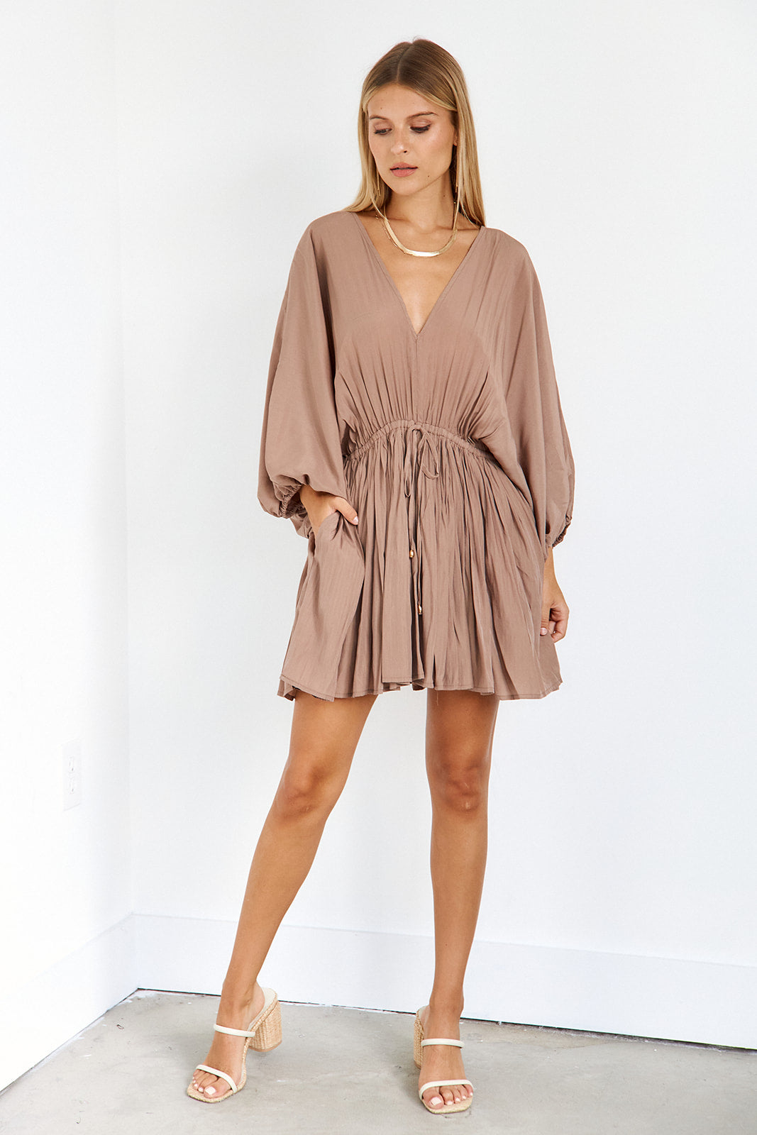 SALE - Noble Chain Detail Mini Dress