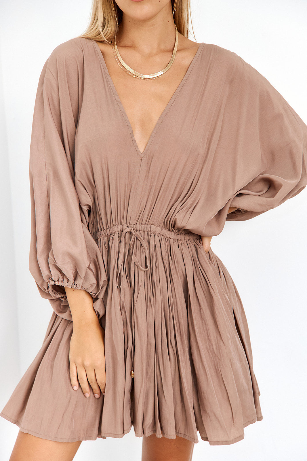 SALE - Noble Chain Detail Mini Dress