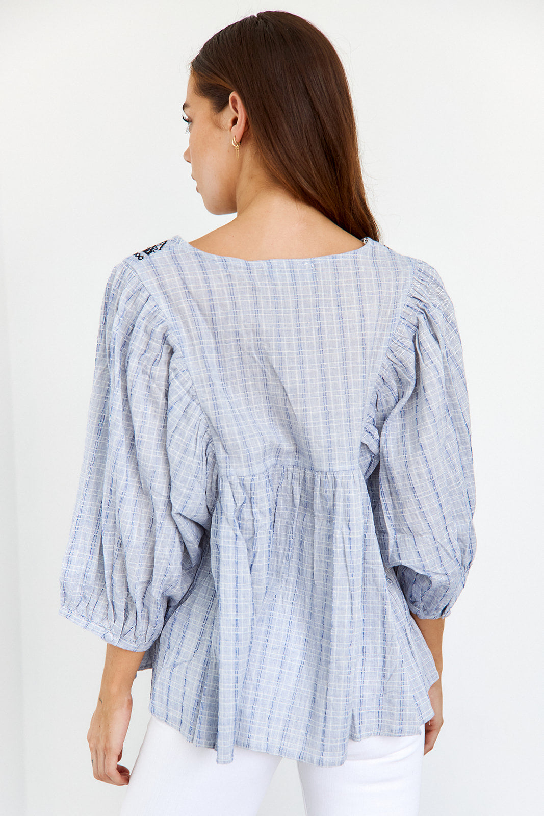 SALE- Valen Embroidered Blouse