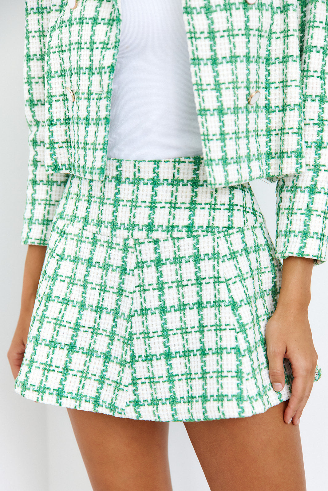 SALE - Paris Tweed Mini Skirt
