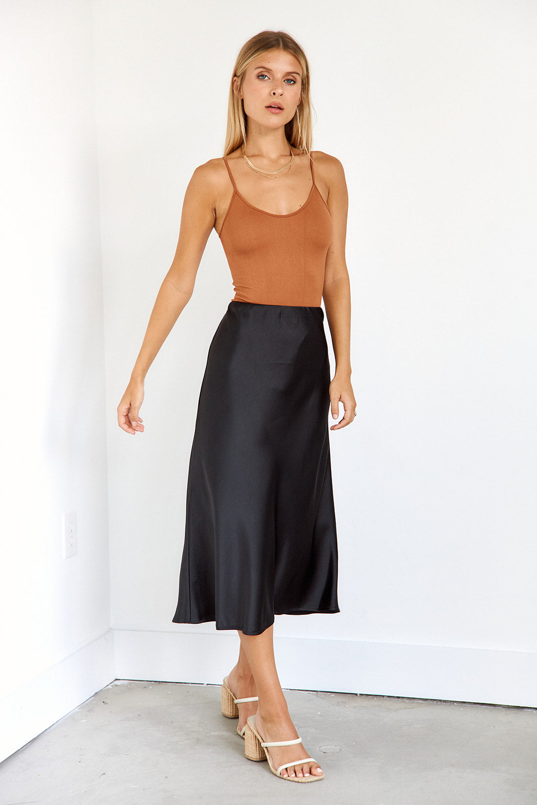 SALE - Kori Slip Midi Skirt