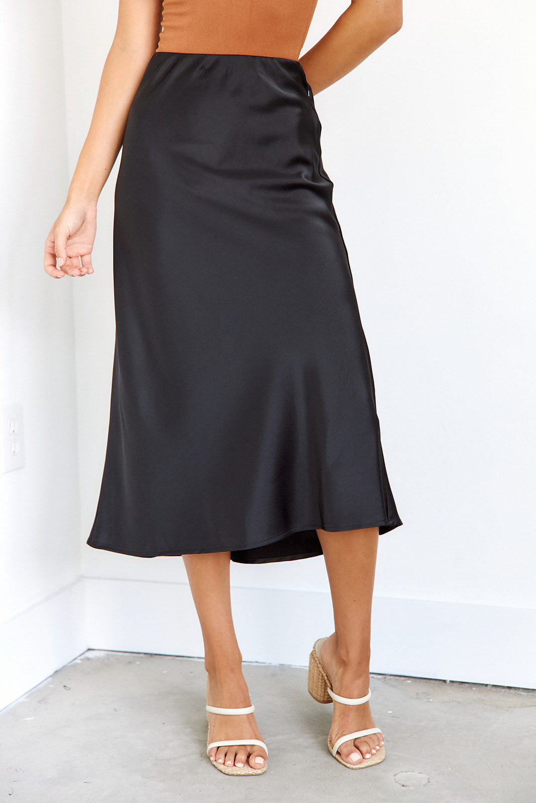 SALE - Kori Slip Midi Skirt