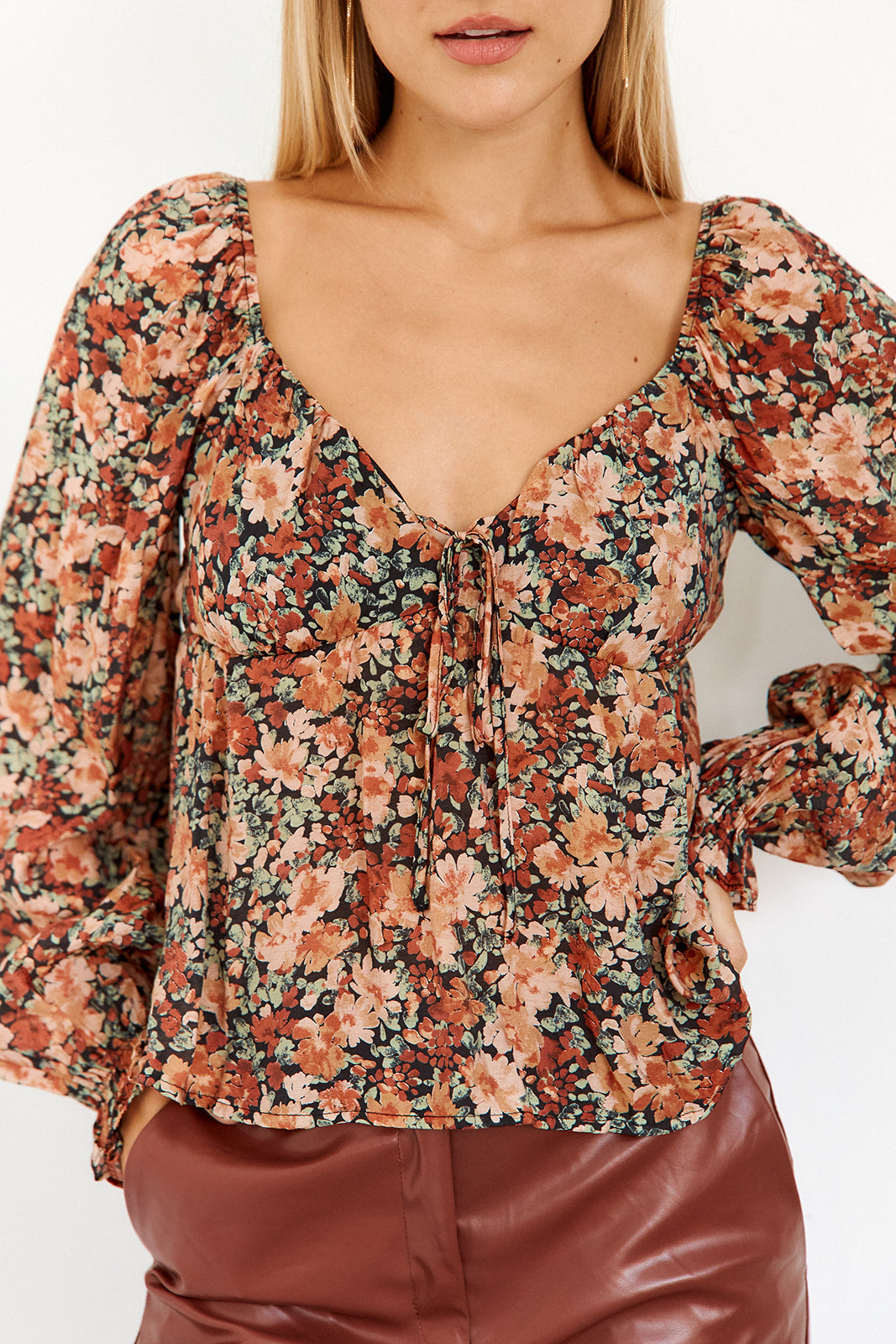 SALE - Delilah Floral Printed Top