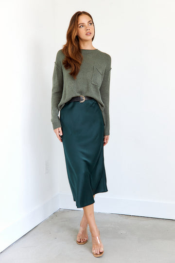 SALE - Kori Slip Midi Skirt