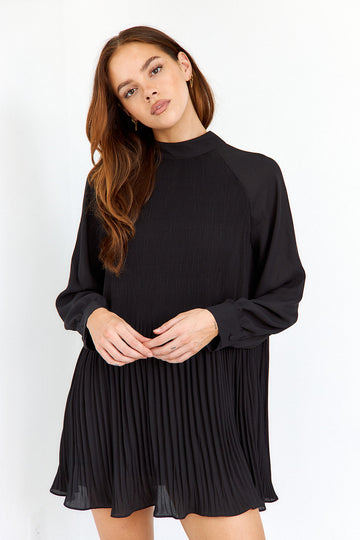 SALE - Poppy Pleated Mini Dress