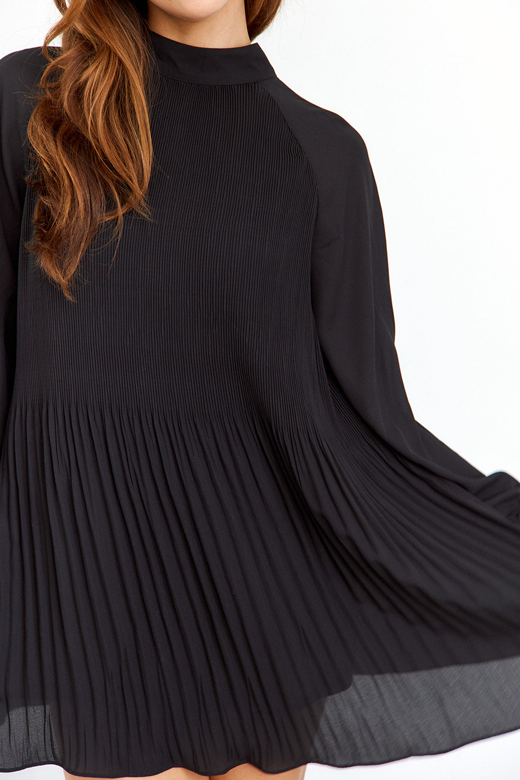 SALE - Poppy Pleated Mini Dress