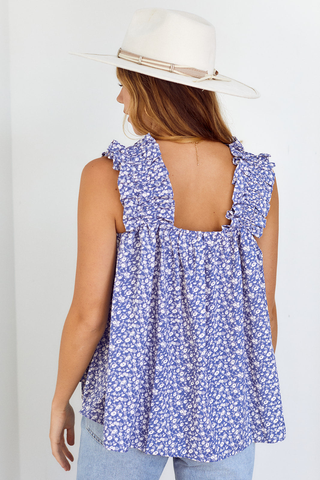 Frisco Ruffled Detail Blouse