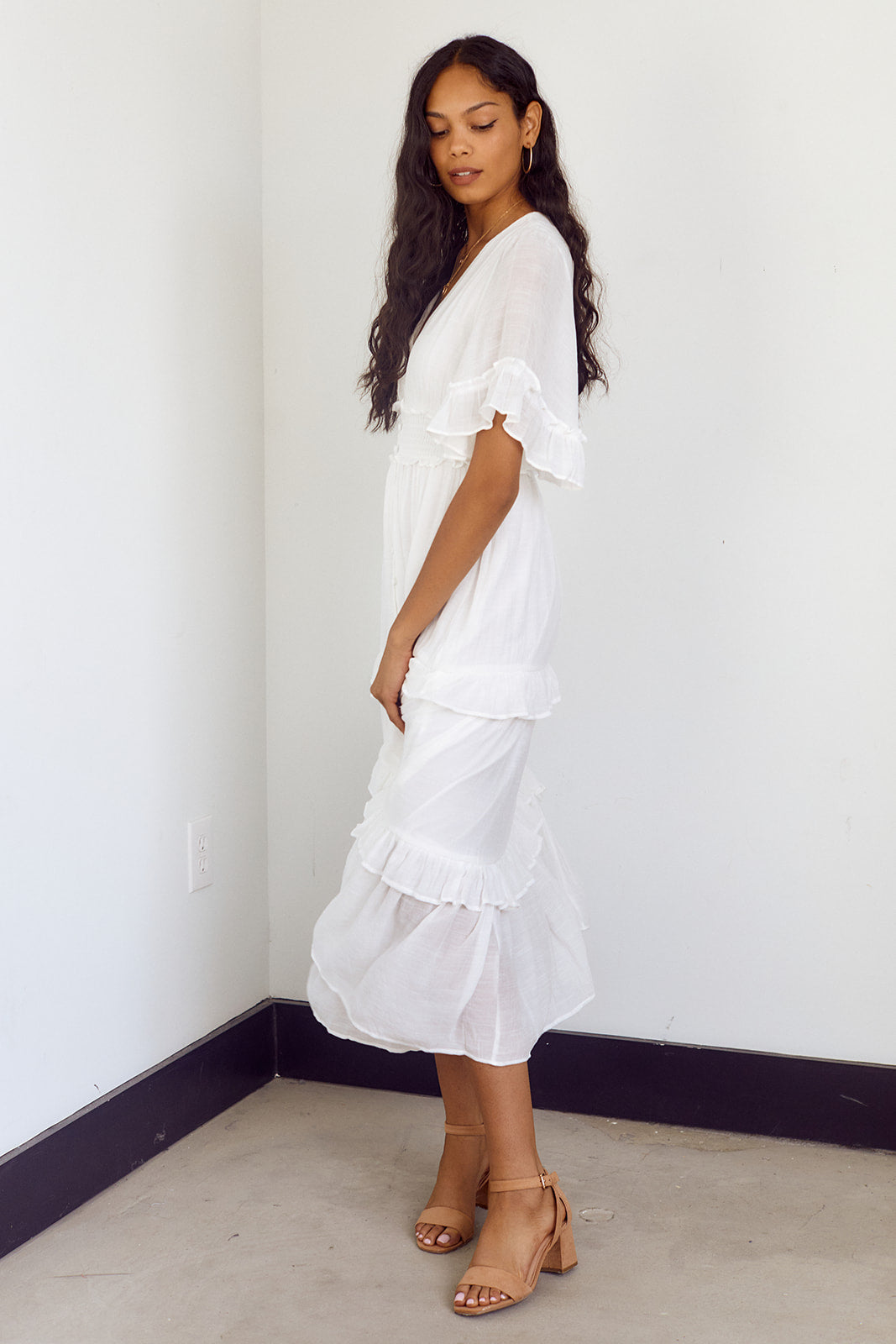 Millie Button Down Maxi Dress