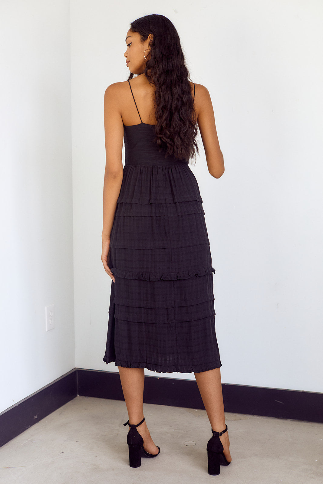 Benni Ruffle Detail Tiered Dress