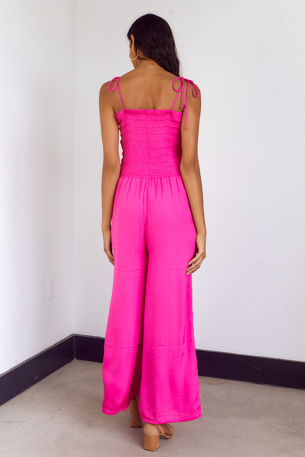 Camille Smocked Jumpsuit