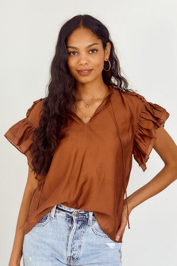 Halloway Ruffled Detail Blouse