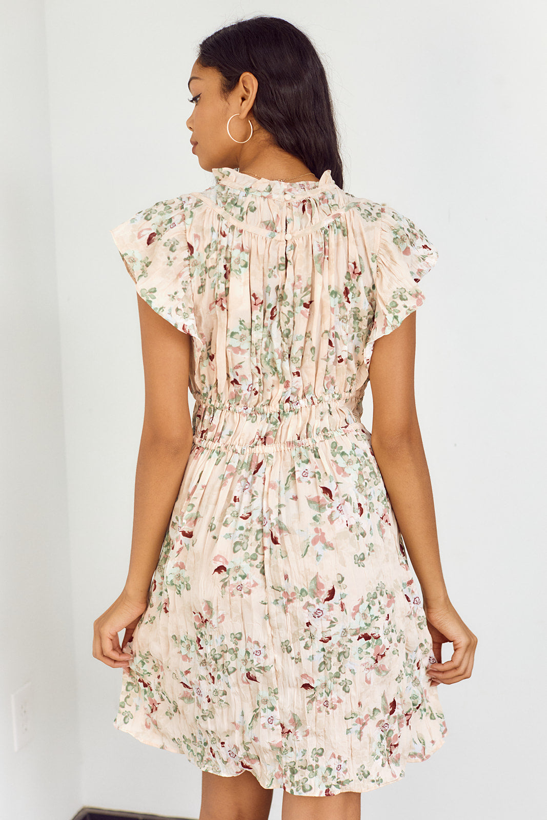 Kimball Ruched Floral Dress