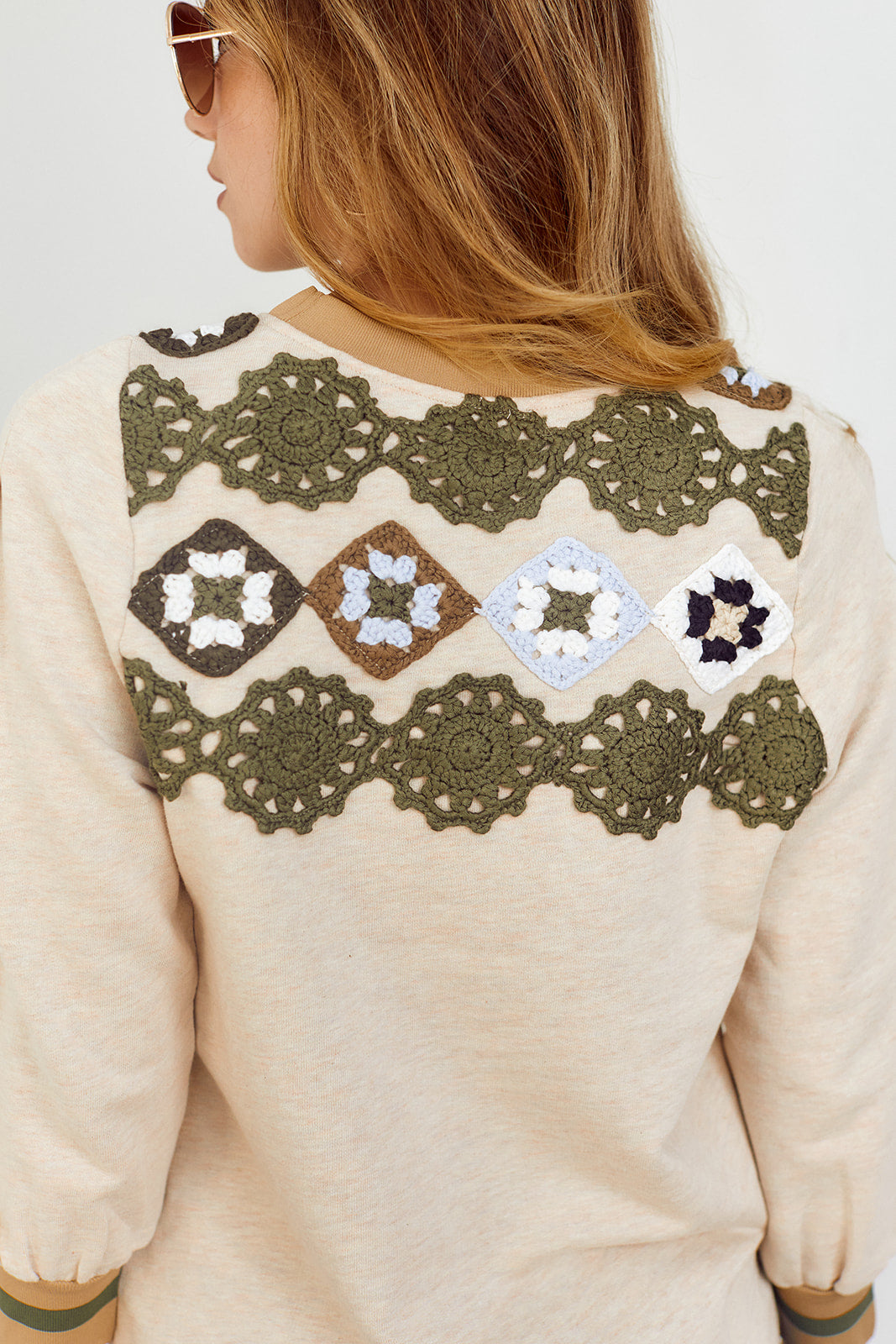 Mixson Floral Detail Sweatshirt