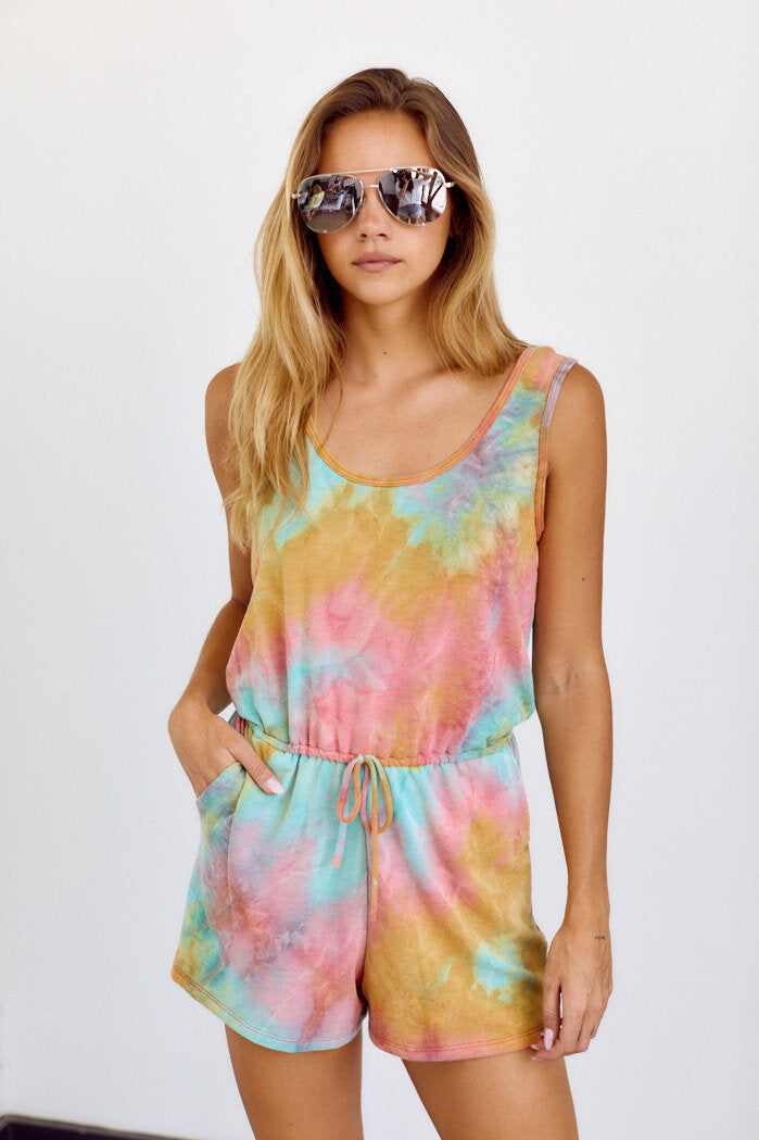 Staton Tie Dye Romper