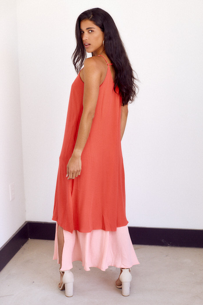 Desi Double Layer Maxi Dress