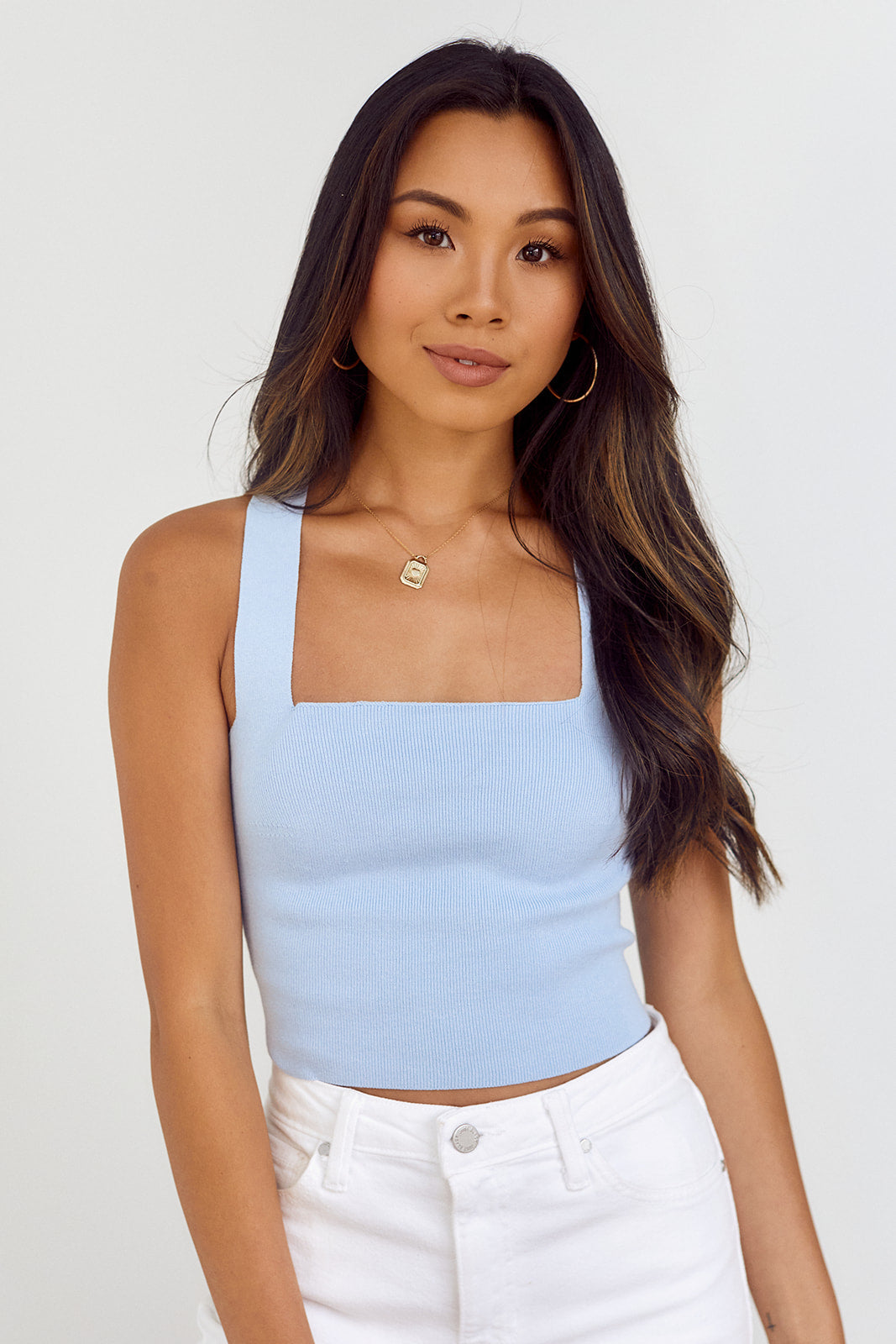 Siena Cropped Tie Back Top