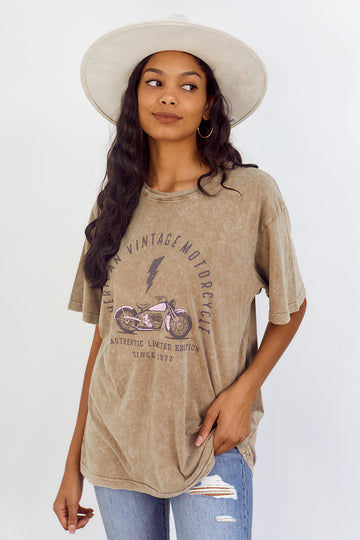 American Vintage Mineral Washed Graphic Tee