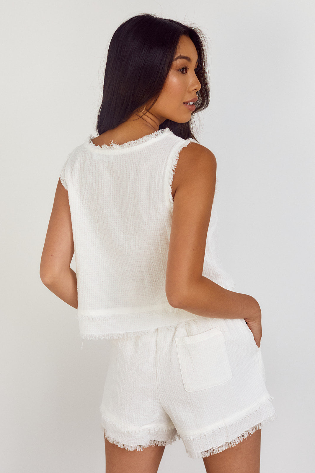 Reyna Fringed Tank