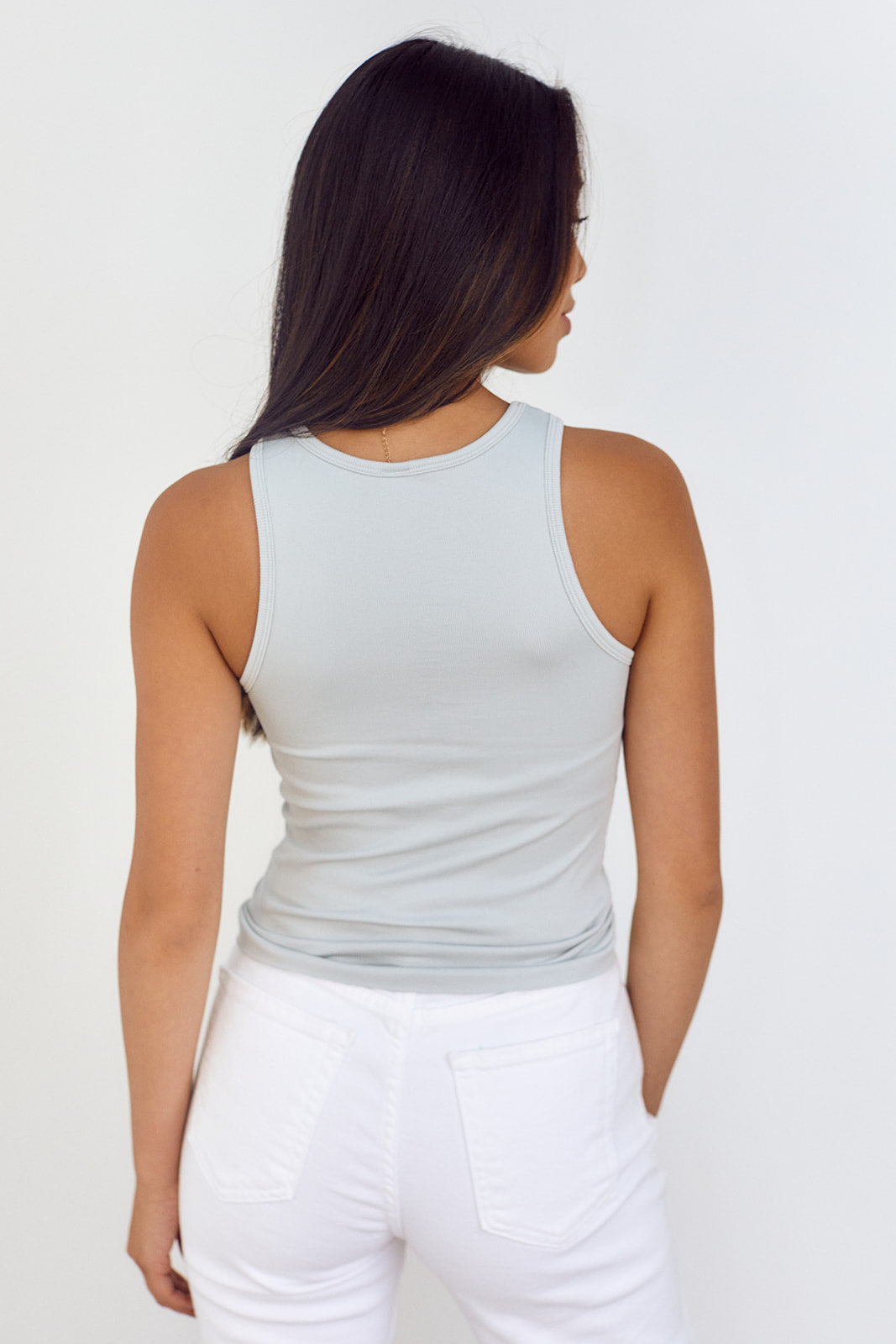 Olivia High Neck Tank