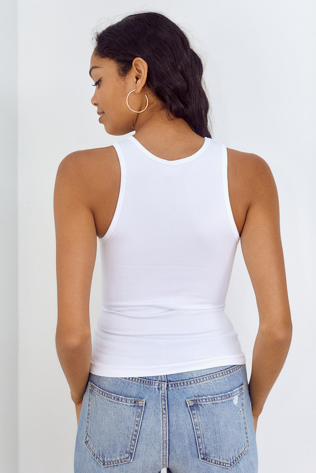 Olivia High Neck Tank