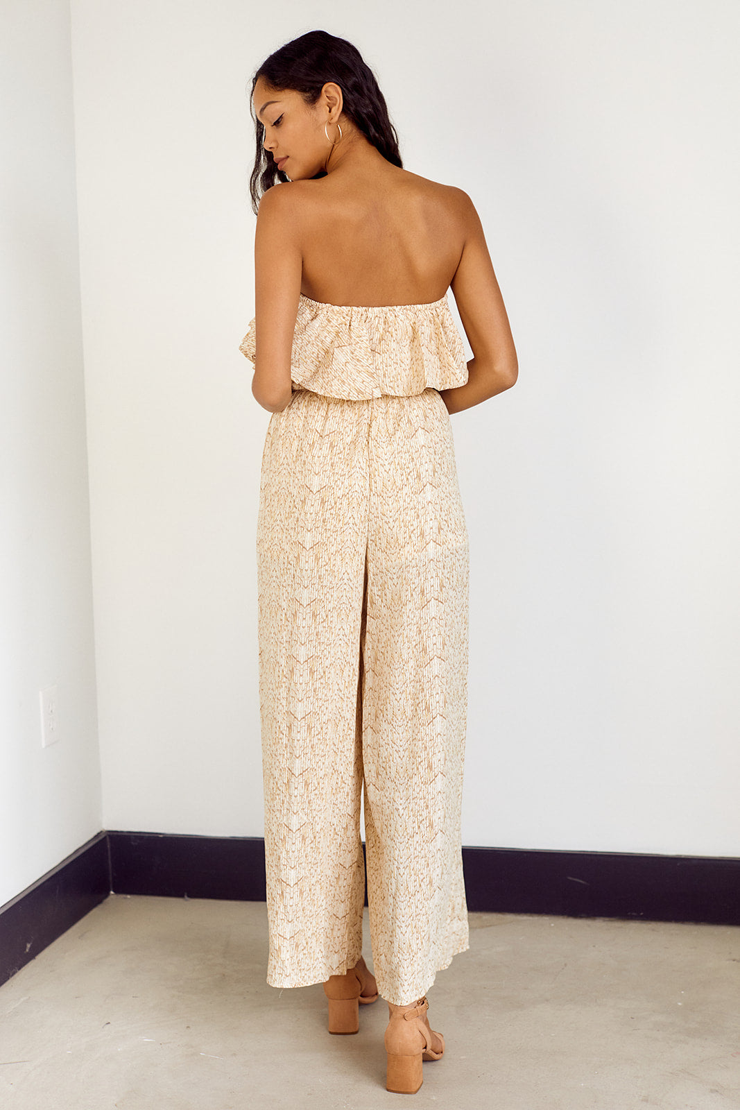 Louise Sleeveless Ruffled Jumpsuit