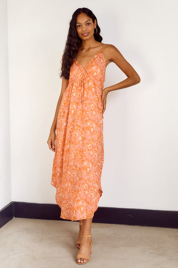 Surrey Tie Waist Maxi Dress