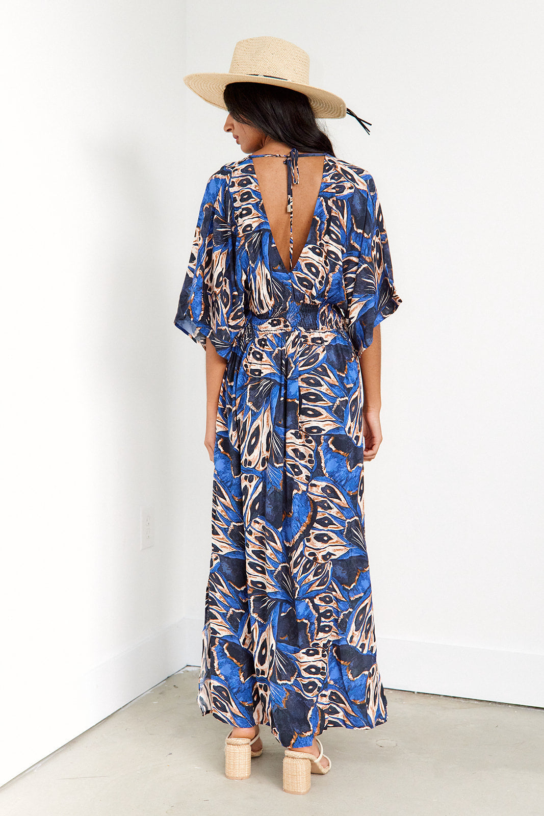 Fawn V Neck Maxi Dress