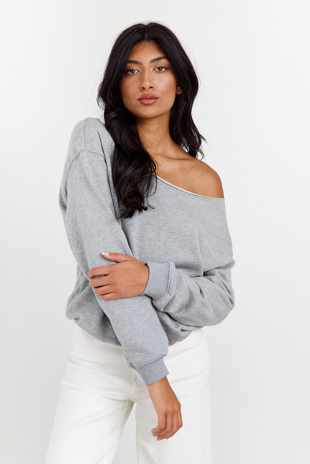 SALE - Orla Off The Shoulder Sweatshirt