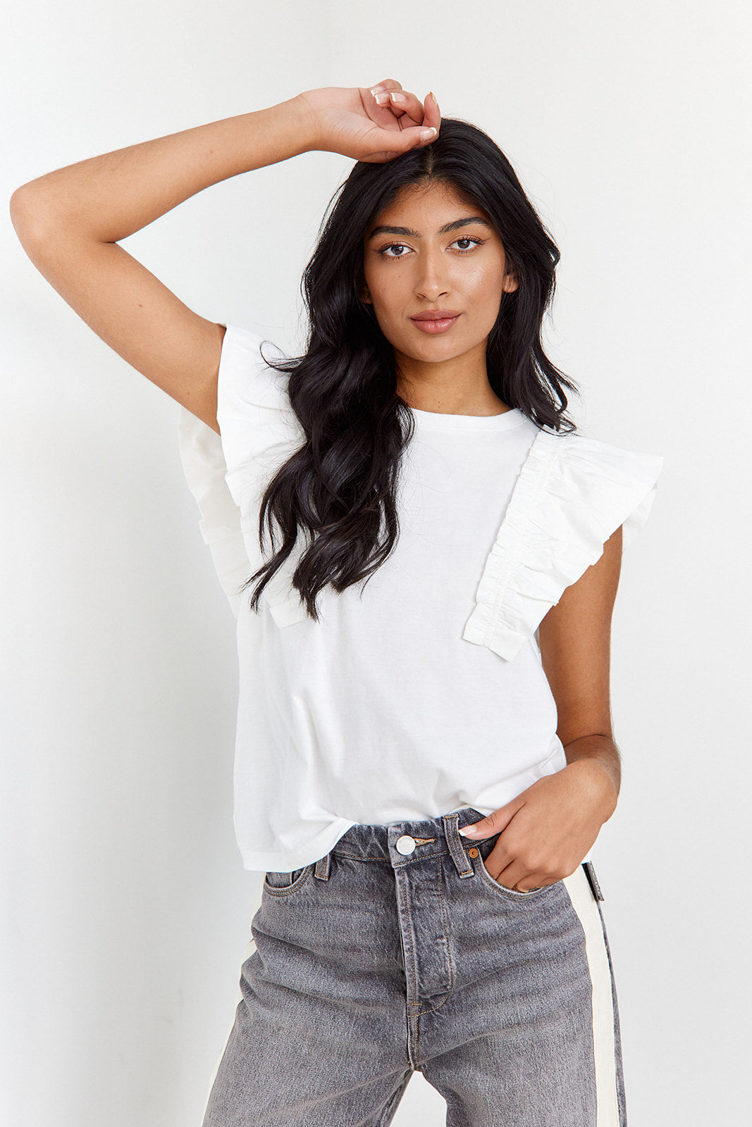 SALE- Harley Ruffle Tee