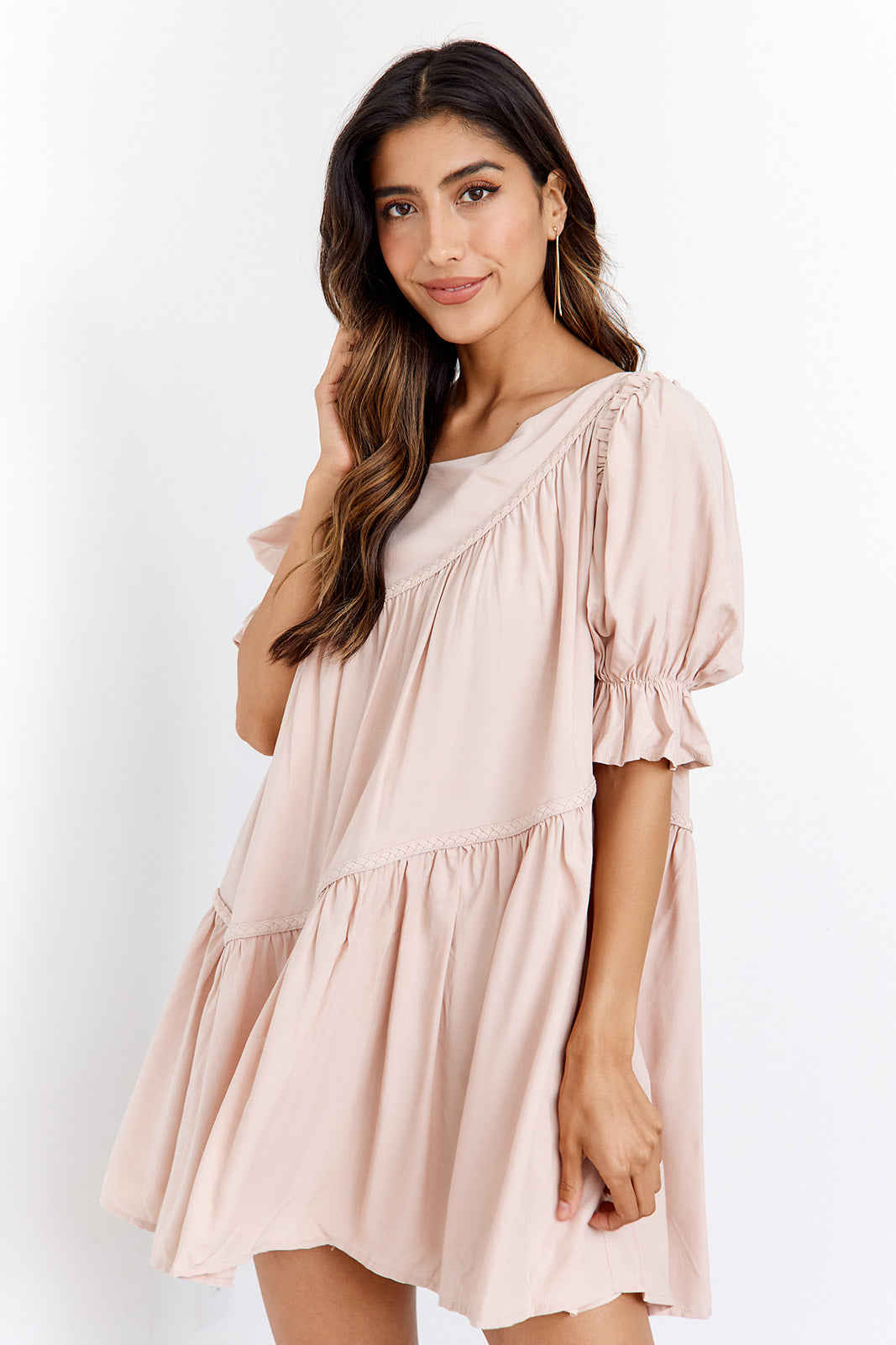 SALE- Olivia Braided Detail Dress