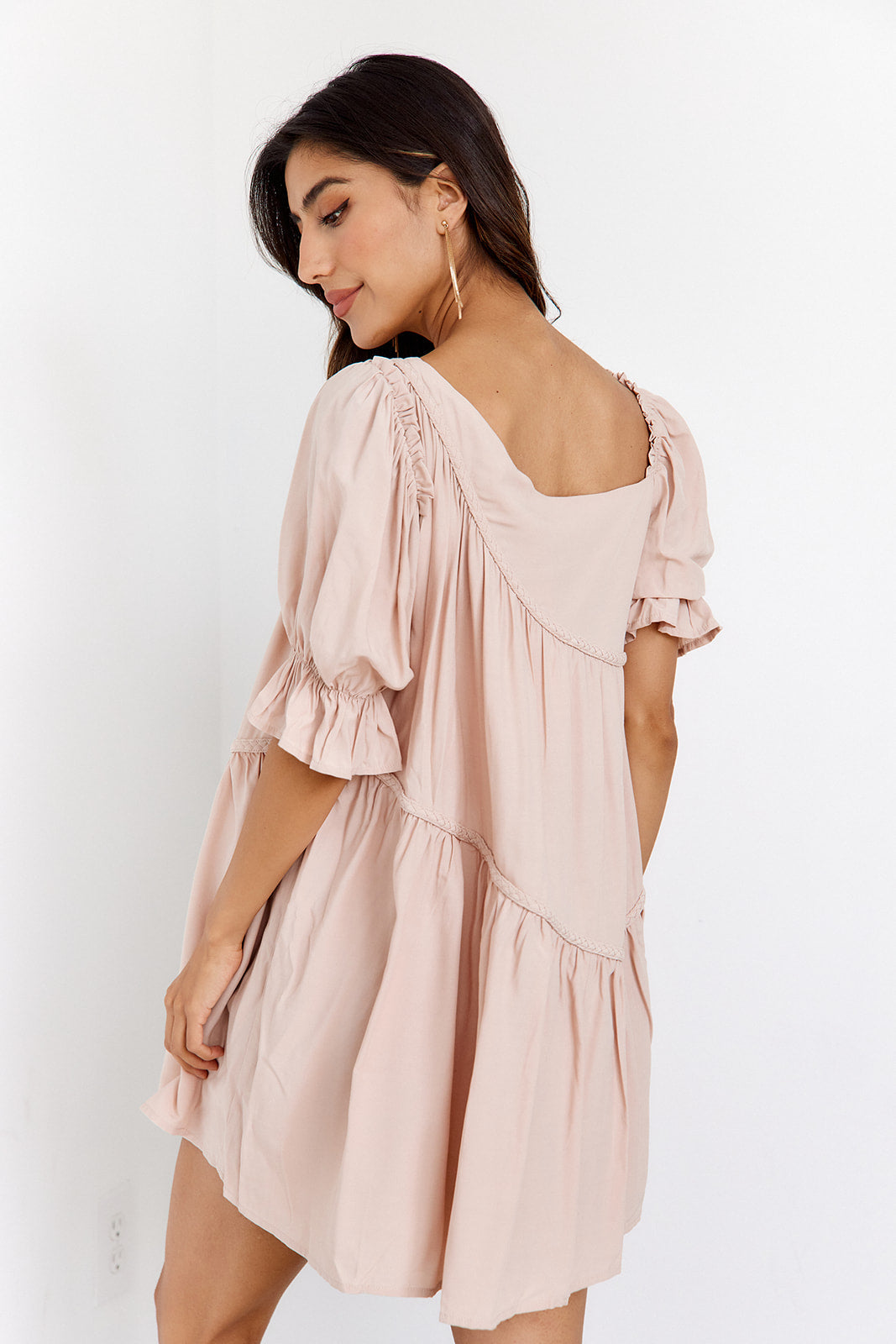 SALE- Olivia Braided Detail Dress
