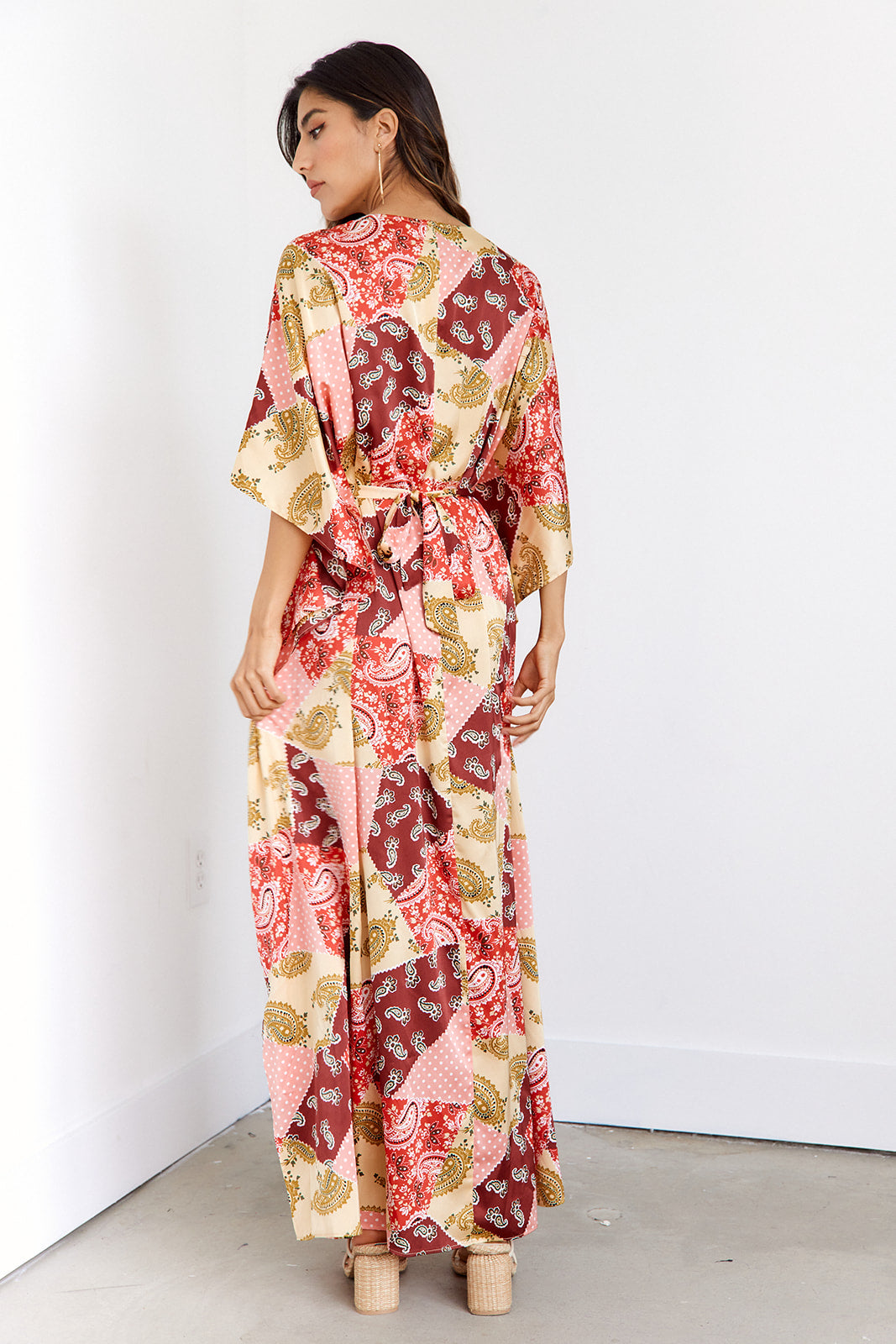 SALE - Rina Kimono Maxi Dress