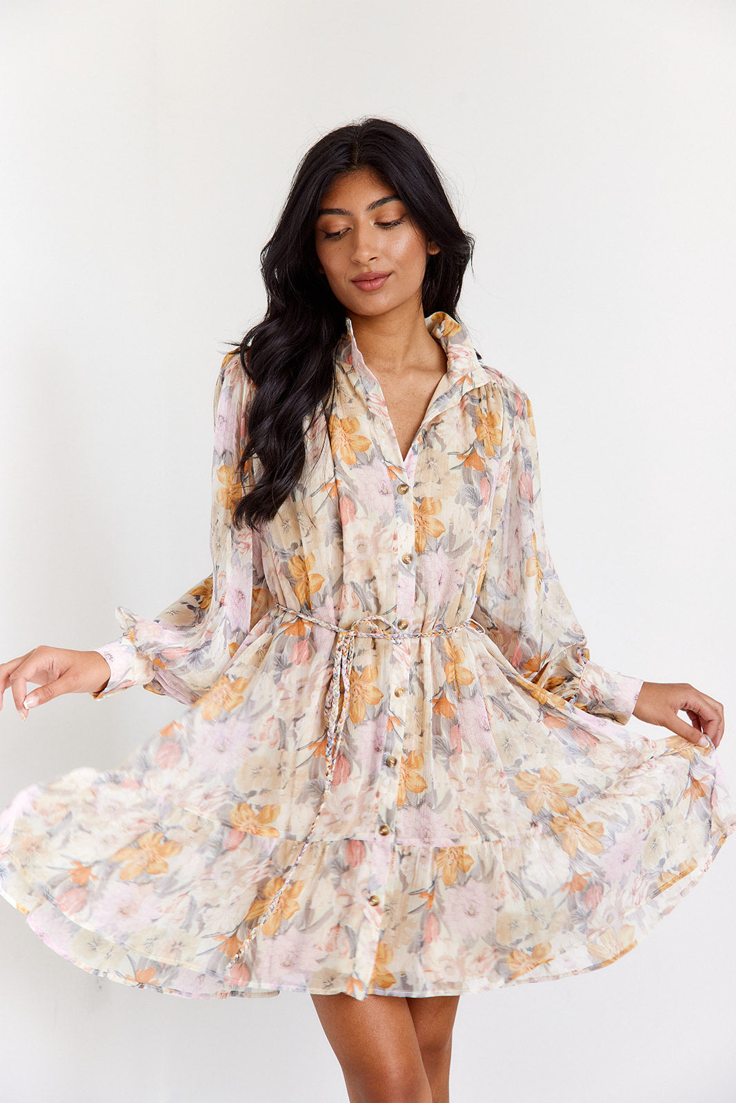 Acacia Floral Mini Dress
