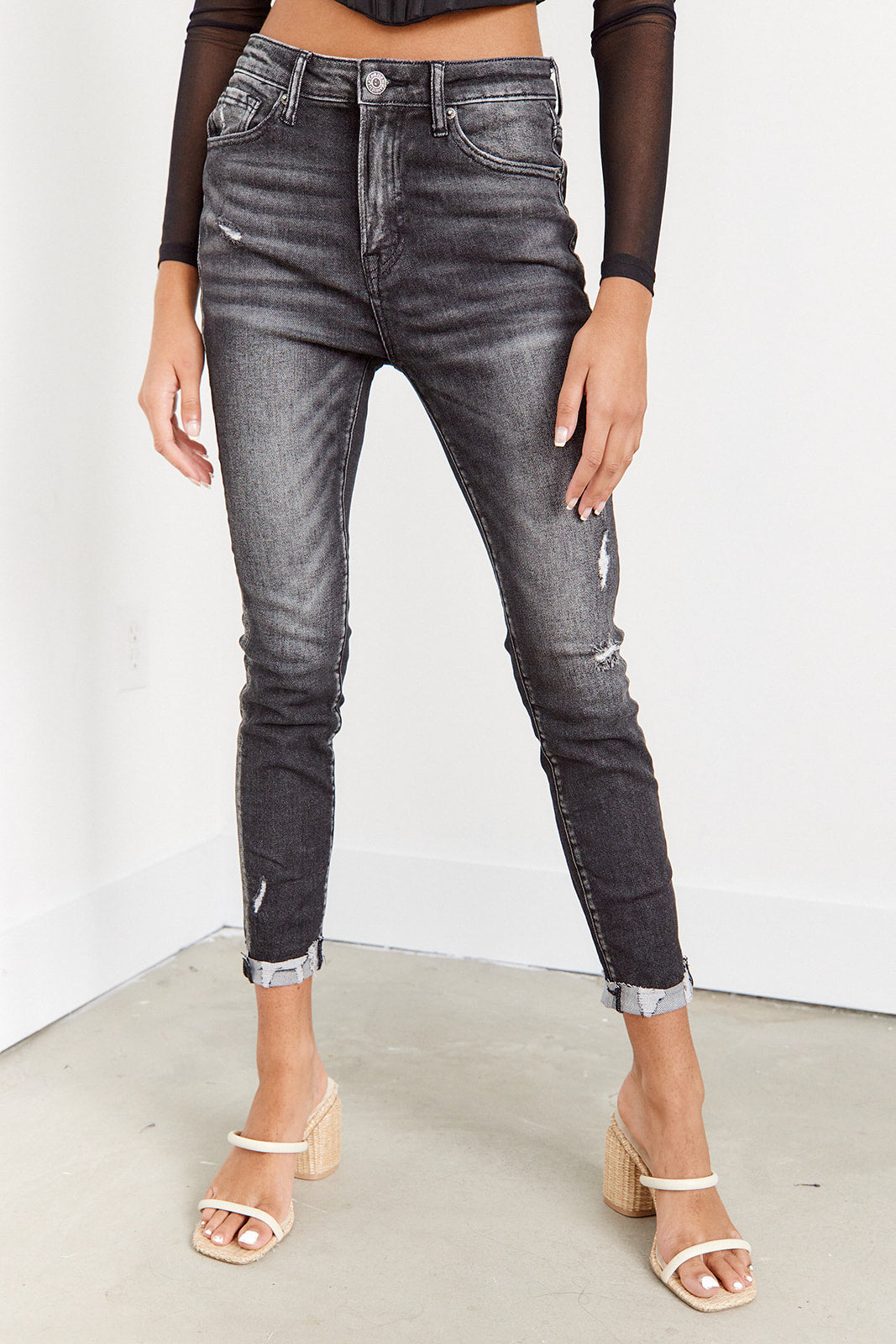 Leilani Roll Hem Skinny Jean