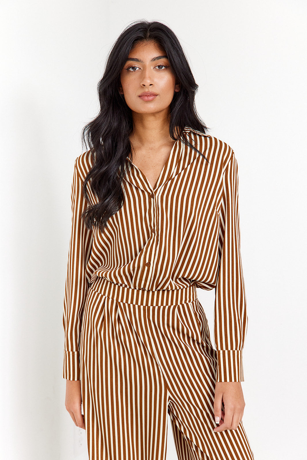 SALE- Berkeley Striped Button Down