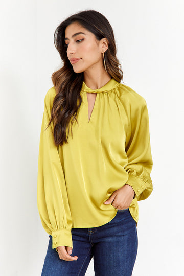 SALE - Yareli Satin Blouse
