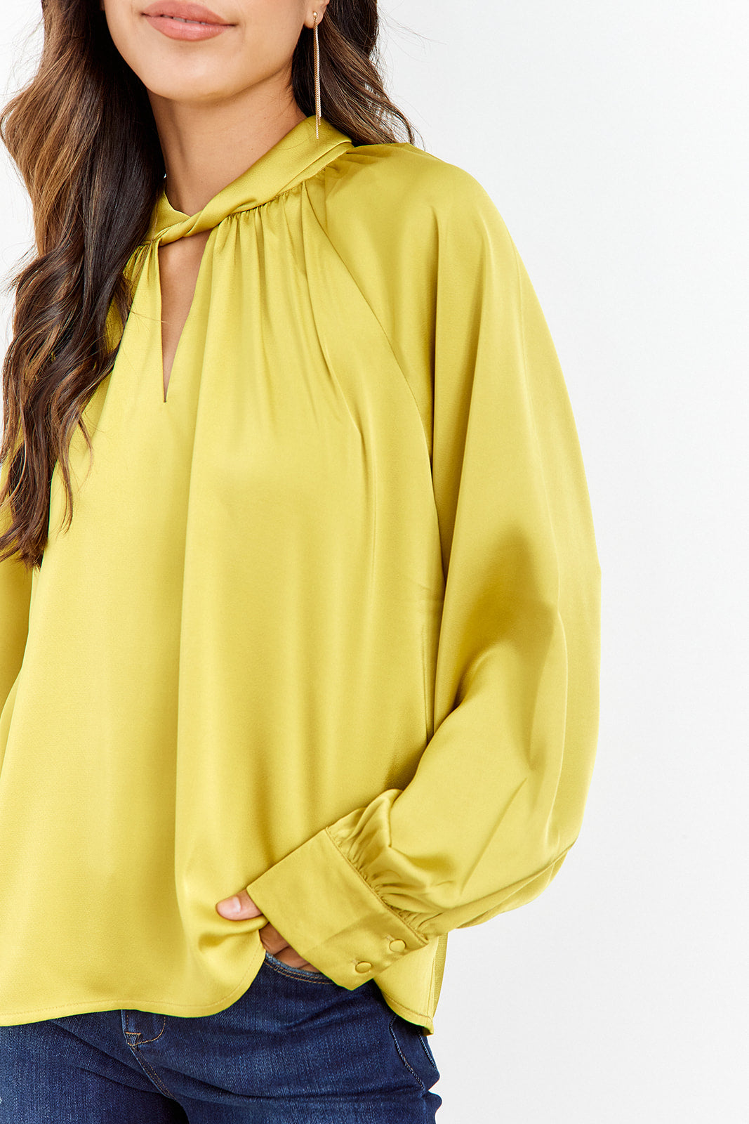 SALE - Yareli Satin Blouse