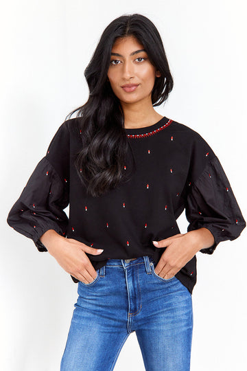 SALE - Radley Patterned Long Sleeve Top