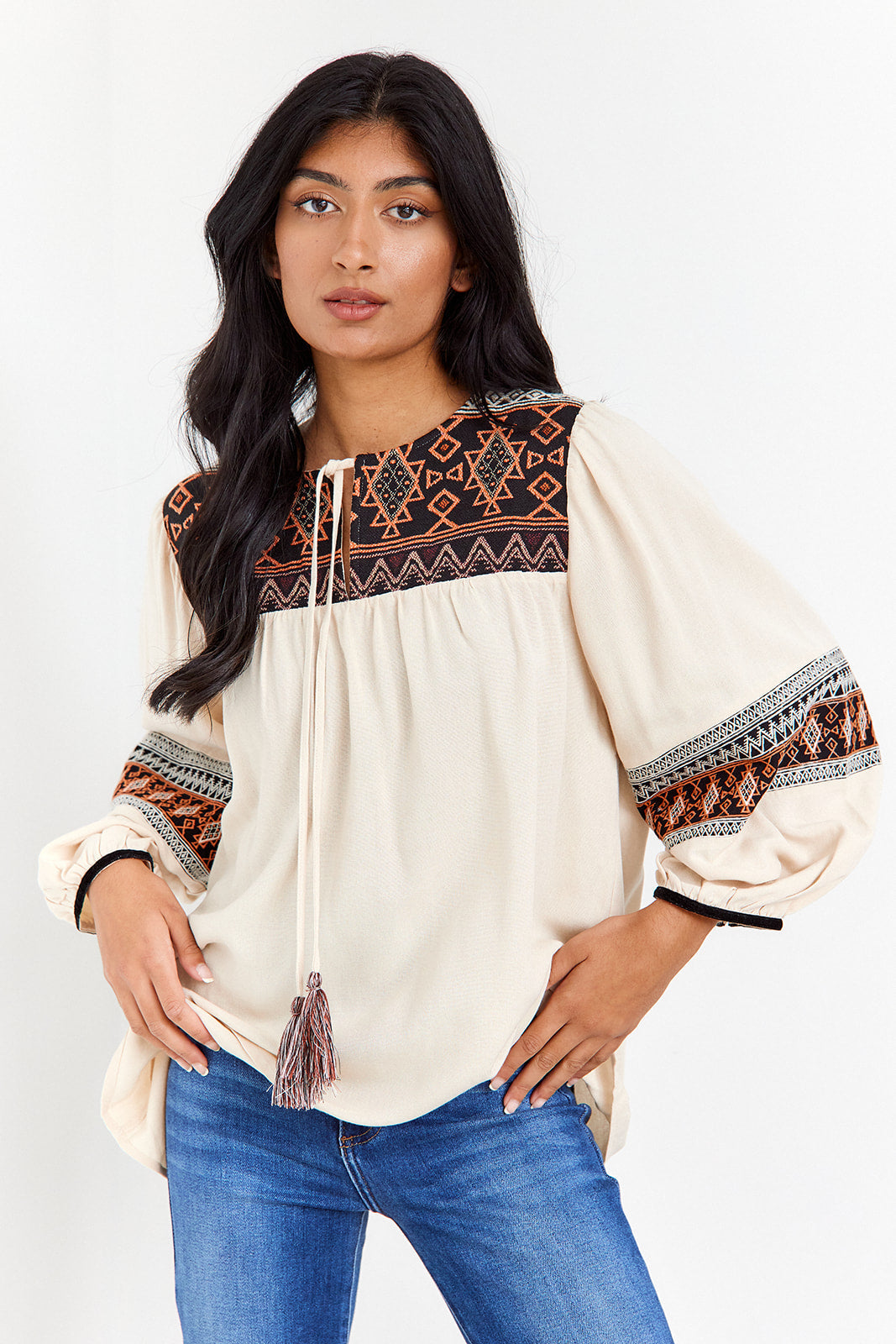 SALE - Hart Embroidered Top